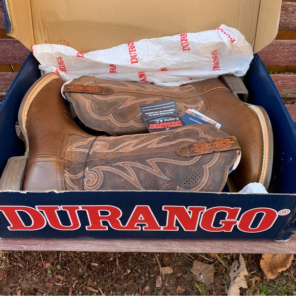 ⭐️SOLD⭐️Durango Lady Rebel Pro Women's Ventilated Western Boot | 8.5W Cognac New - Picture 2 of 14